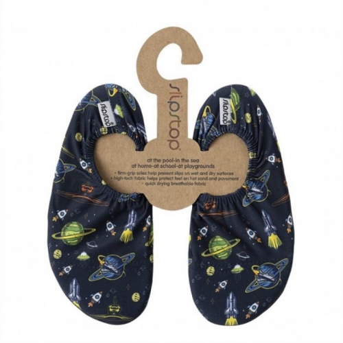 Slipstop Children's Swim Shoe XL (33-35) Saturn Design