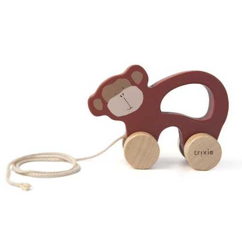 Trixie Wooden Pulling Toy Mr. Monkey