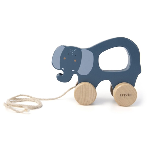 Trixie Wooden Pulling Toy Mrs. Elephant