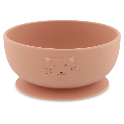 Trixie Silicone Bowl with Suction Cup Mrs. Cat