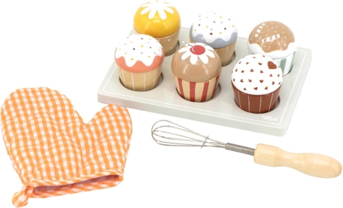 Tryco Wooden Cupcake Set