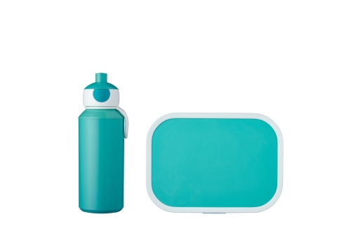 Mepal Drinking Bottle Pop-up and Lunchbox Campus Turquoise