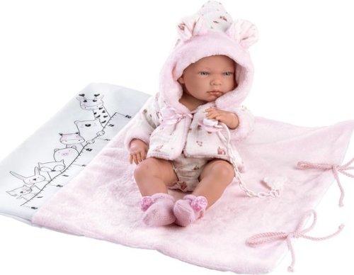 Llorens Baby Doll Nica Pink with Blanket 40 cm