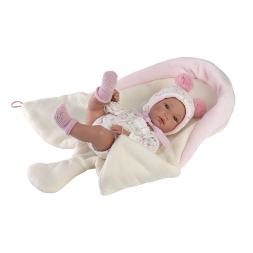 Llorens Baby Doll Bimba Pink with Sleeping Bag 35 cm