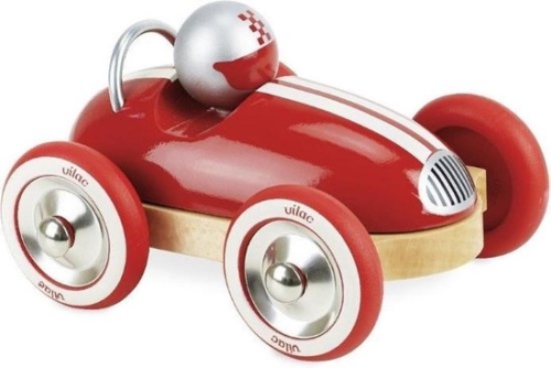 Vilac Wooden Race Car Red 