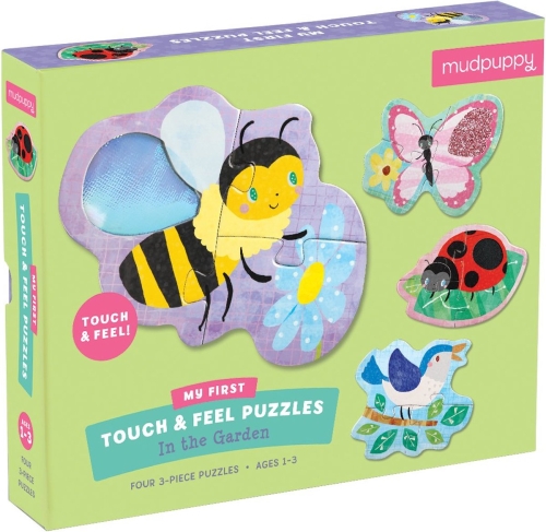 Mudpuppy Feeling Puzzle Garden Animals