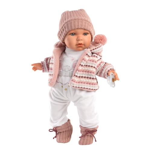 Llorens Crying Doll Julia Pink with Sound 42 cm