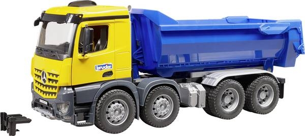 Bruder MB Arocs Halfpipe dump truck online