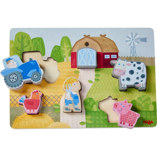 Prijs Toegepast Voorbijganger Haba Wooden Puzzle On the Farm Online| Offer Online at PLUSTOYS.