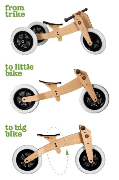 Wishbone balance bike 3 in 1 sales