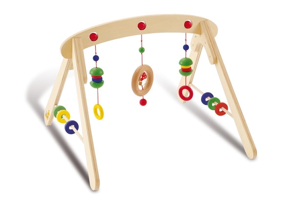 Wooden baby gym online