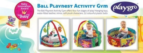 Playgro activity nest top